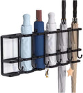 Multi-Compartment Wall Metal Umbrella Holder