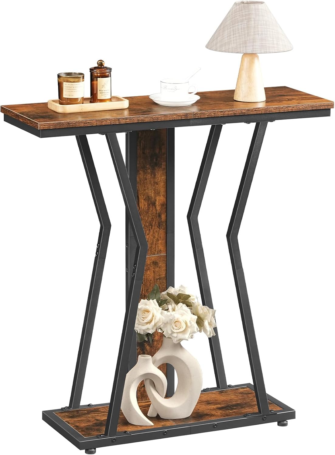 Narrow Storage Console Entryway Table