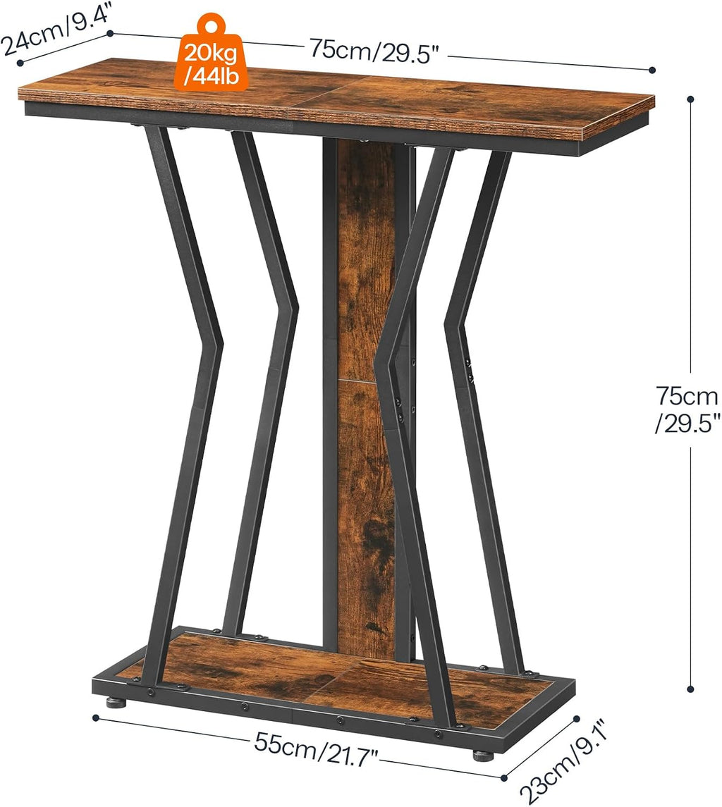 Narrow Storage Console Entryway Table